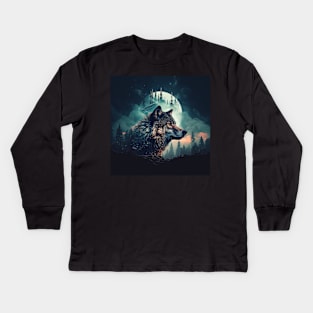 Wolf - Call Of The Wild Kids Long Sleeve T-Shirt